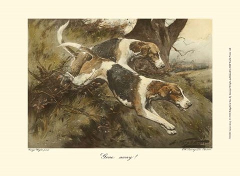 Framed Gone Away Print