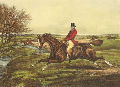 Framed English Hunt II Print