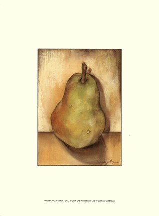 Framed Citrus Comfort I Print