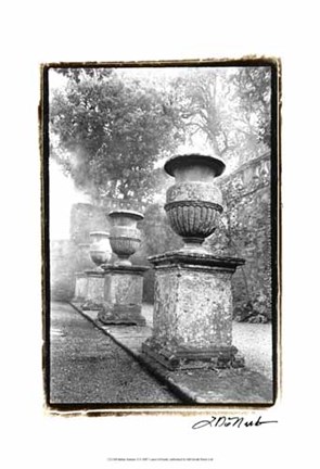 Framed Italian Garden II Print