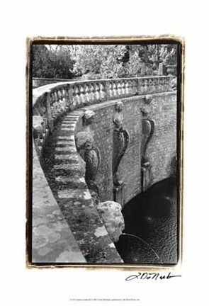 Framed Italian Garden III Print