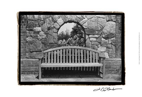 Framed Garden Respite III Print
