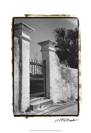 Framed Old Bermuda Gate II Print