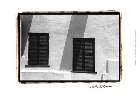 Framed Bermuda Architecture VII Print