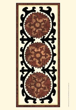 Framed Small Suzani Panel I (P) Print