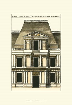 Framed Building Facade IV Print