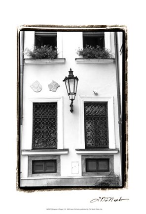 Framed Glimpses of Prague V Print