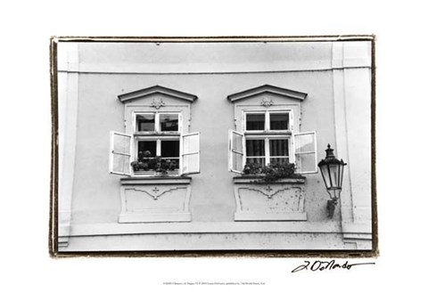 Framed Glimpses of Prague VI Print