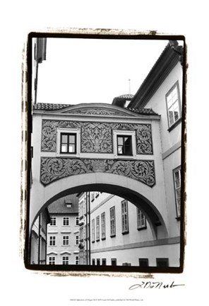 Framed Splendors of Prague III Print