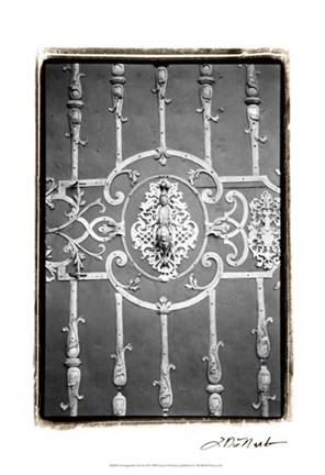 Framed Distinguished Doors II Print