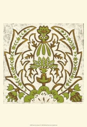 Framed Small Lotus Tapestry II Print