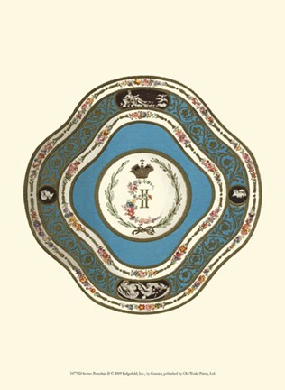 Framed Sevres Porcelain II Print
