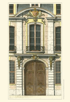 Framed Elegant Entrance II Print
