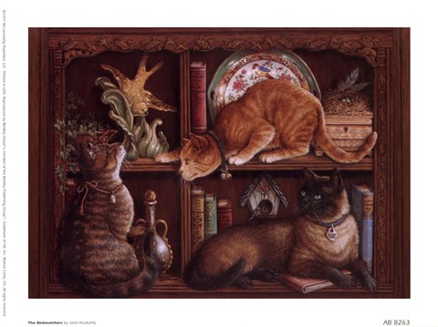 Framed Birdwatchers Print