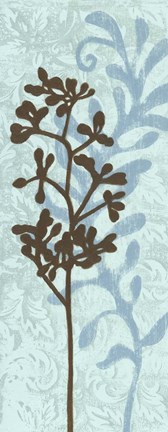 Framed Layered Silhouettes II Print