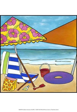 Framed Endless Summer II (PP) Print