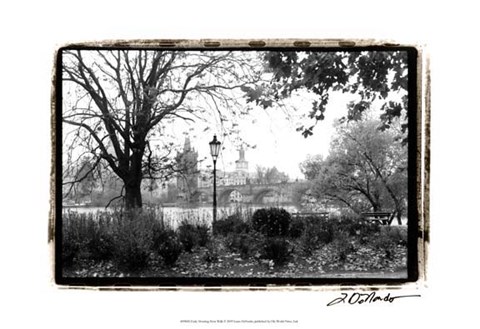 Framed Early Morning Riverwalk Print