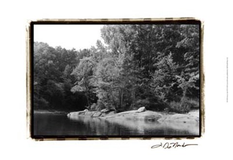 Framed Serene Lake III Print