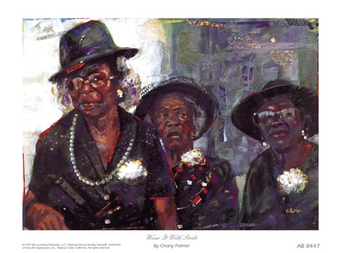 Framed Wear It With Pride Print