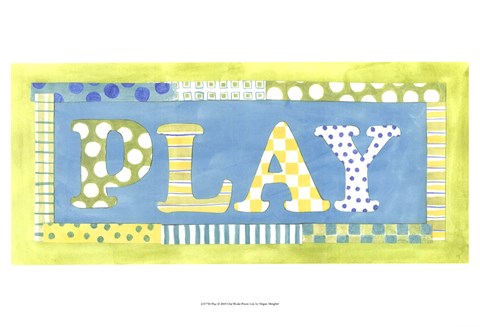 Framed Play Print