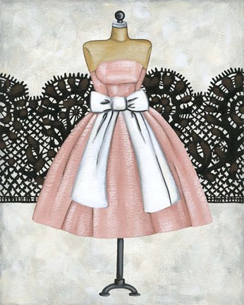 Framed Vintage Style I Print