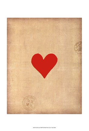 Framed Small Heart Print