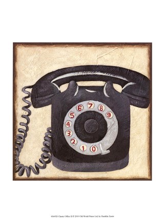 Framed Classic Office II Print