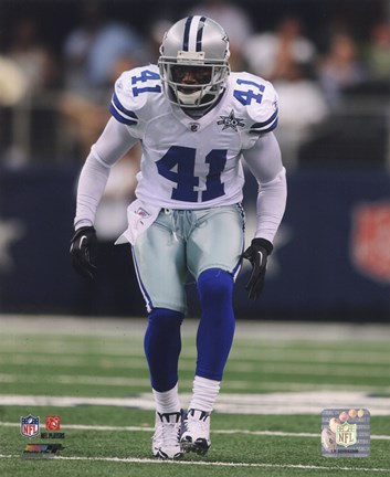 Framed Terence Newman 2010 Action Print