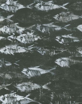 Framed Fossilized I Print