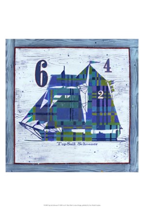 Framed Top Sail Schooner Print