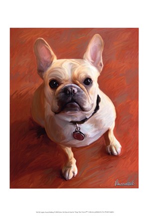 Framed Sophie French Bulldog Print
