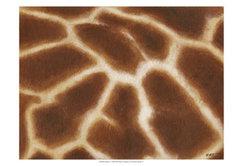 Framed Giraffe I Print