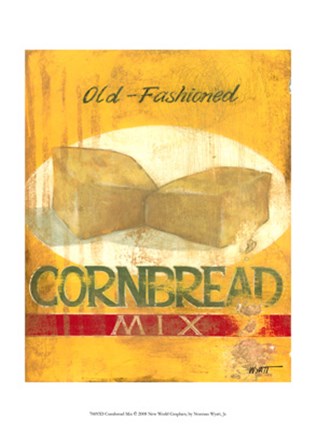 Framed Cornbread Mix Print
