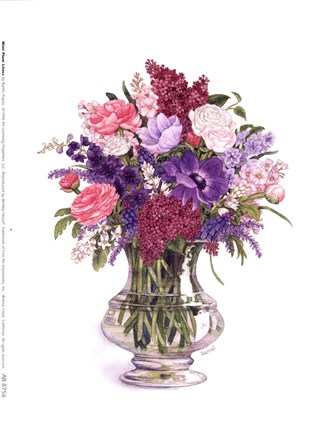 Framed Plum Lilacs Print