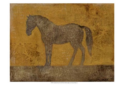 Framed Oxidized Horse II Print