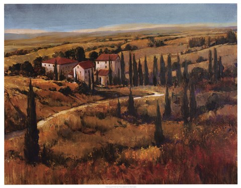 Framed Tuscany II Print