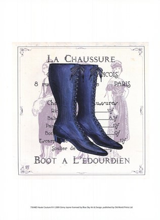 Framed Haute Couture III Print