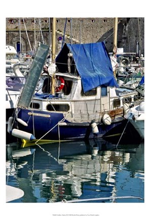 Framed Antibies Harbor II Print