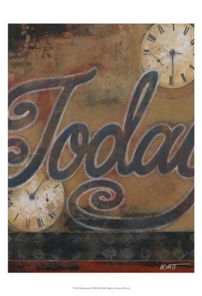 Framed Today Inspires Print