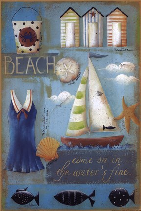 Framed Come On In Print