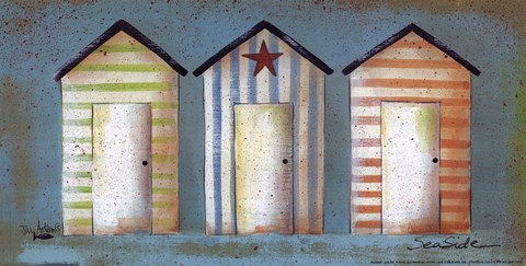 Framed Seaside Print