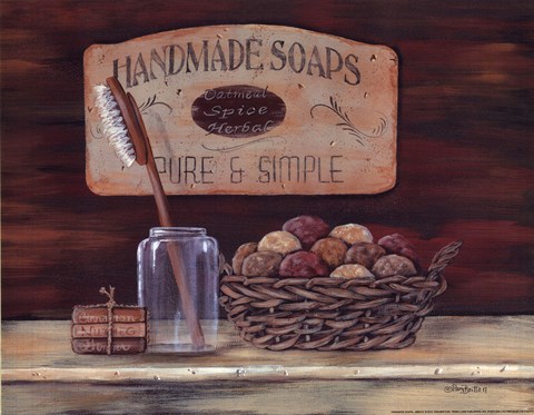 Framed Handmade Soaps Print