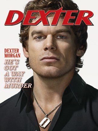 Framed Dexter Out He's Got a Way with Murder Print