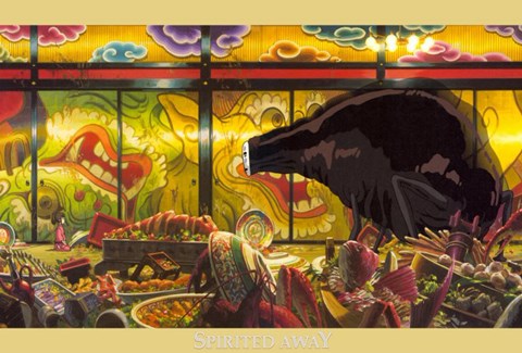 Framed Spirited Away - Scene Print