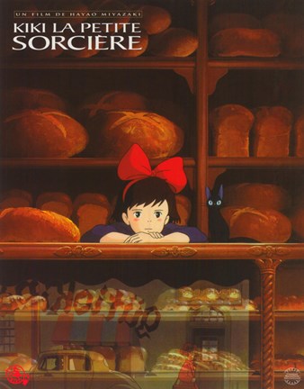 Framed Kiki's Delivery Service (French Title) Print