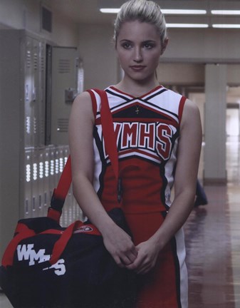 Framed Dianna Agron as Quinn Fabray from Glee Print