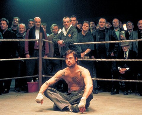 Framed Brad Pitt - In Snatch Print