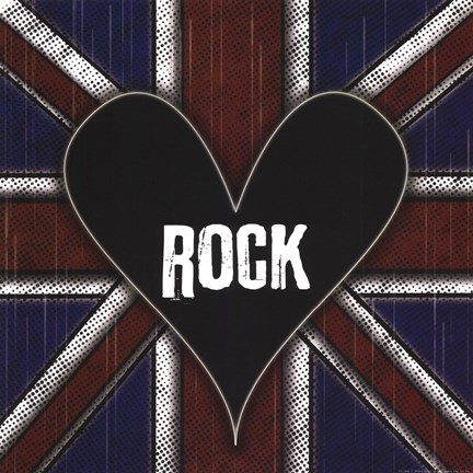 Rock Union Jack Fine Art Print by Louise Carey at FulcrumGallery.com