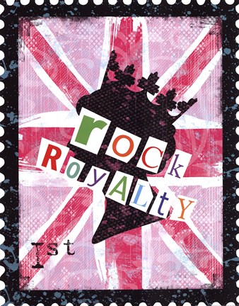 Framed Rock Royalty Print