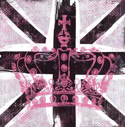 Framed Union Jack I Print